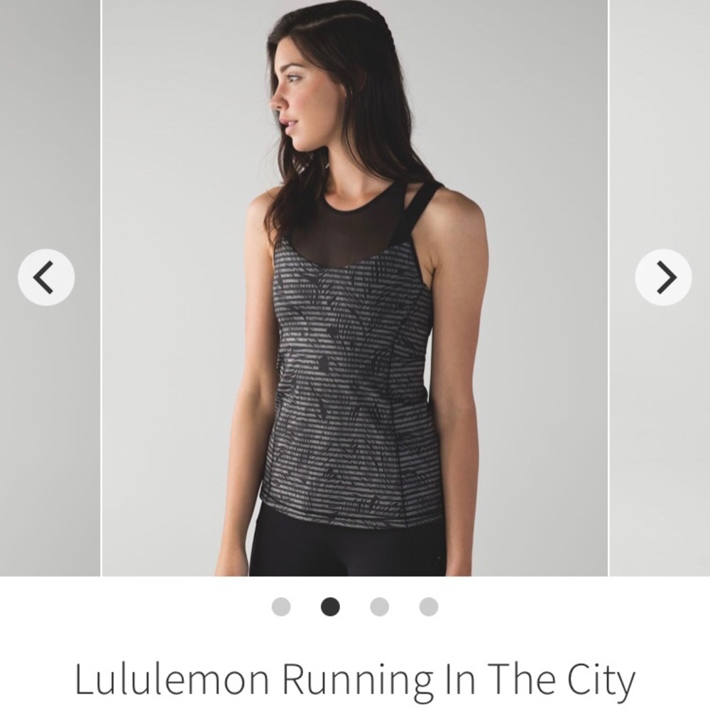 Lululemon Running In The City Tank Top